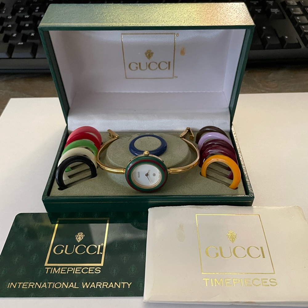 Gucci 6” Bangle Band Watch
